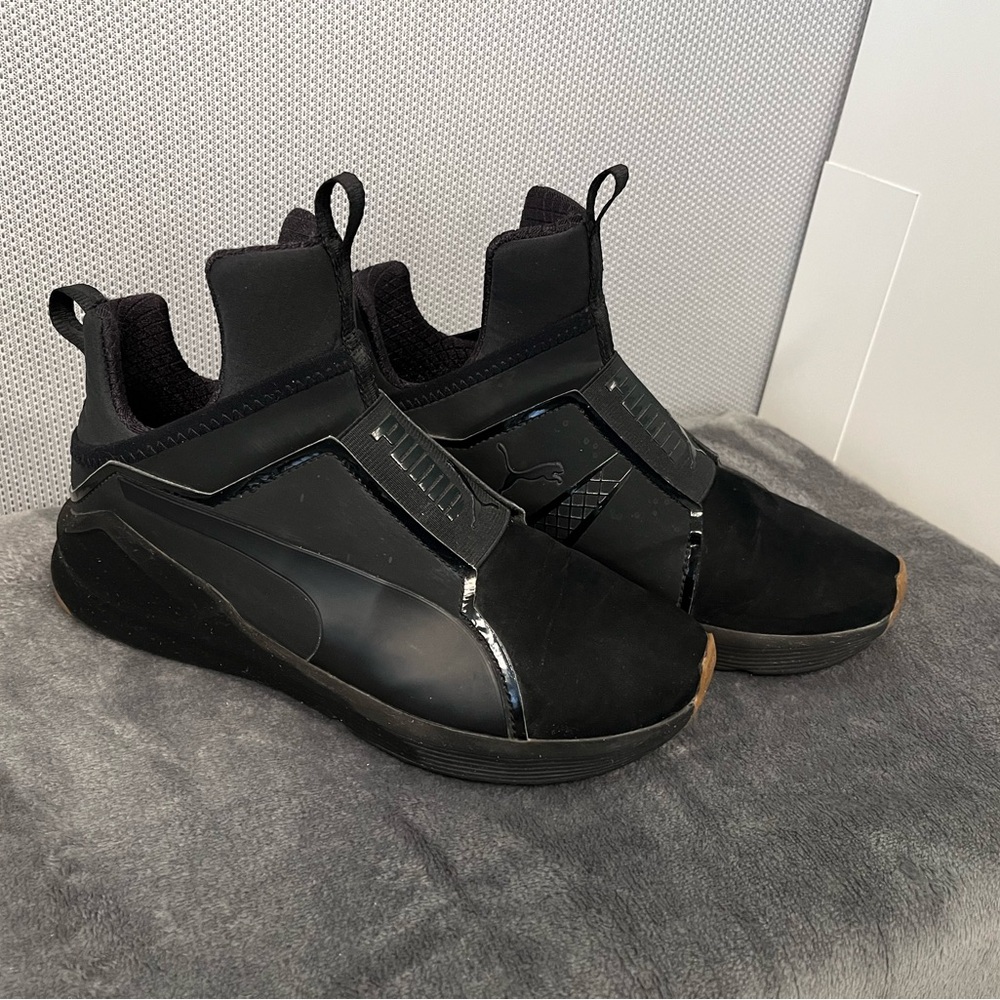 Puma Fierce Core Casual Sneakers. Lightweight, cushioned, breathable. Black. 6